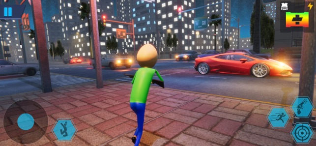 Baldi Stickman Hero Crime City, game for IOS