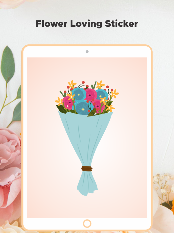 Flower Loving Stickers