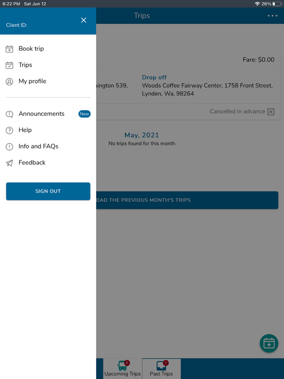 WTA Ride iPad screenshot 4 - Navigation app