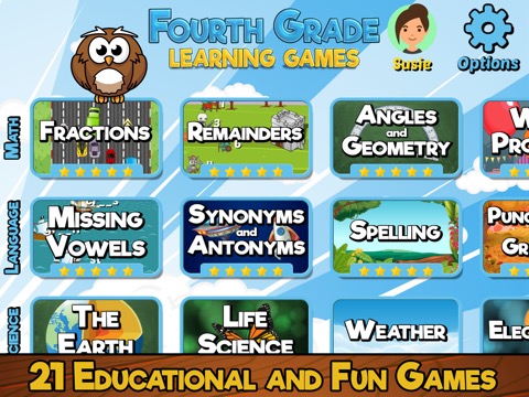 Fourth Grade Learning Games SEのおすすめ画像1