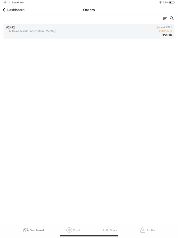 My Oola Business iPad screenshot 2 - Productivity app