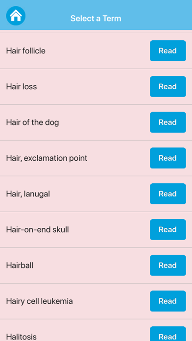 Medical Glossary Screenshot