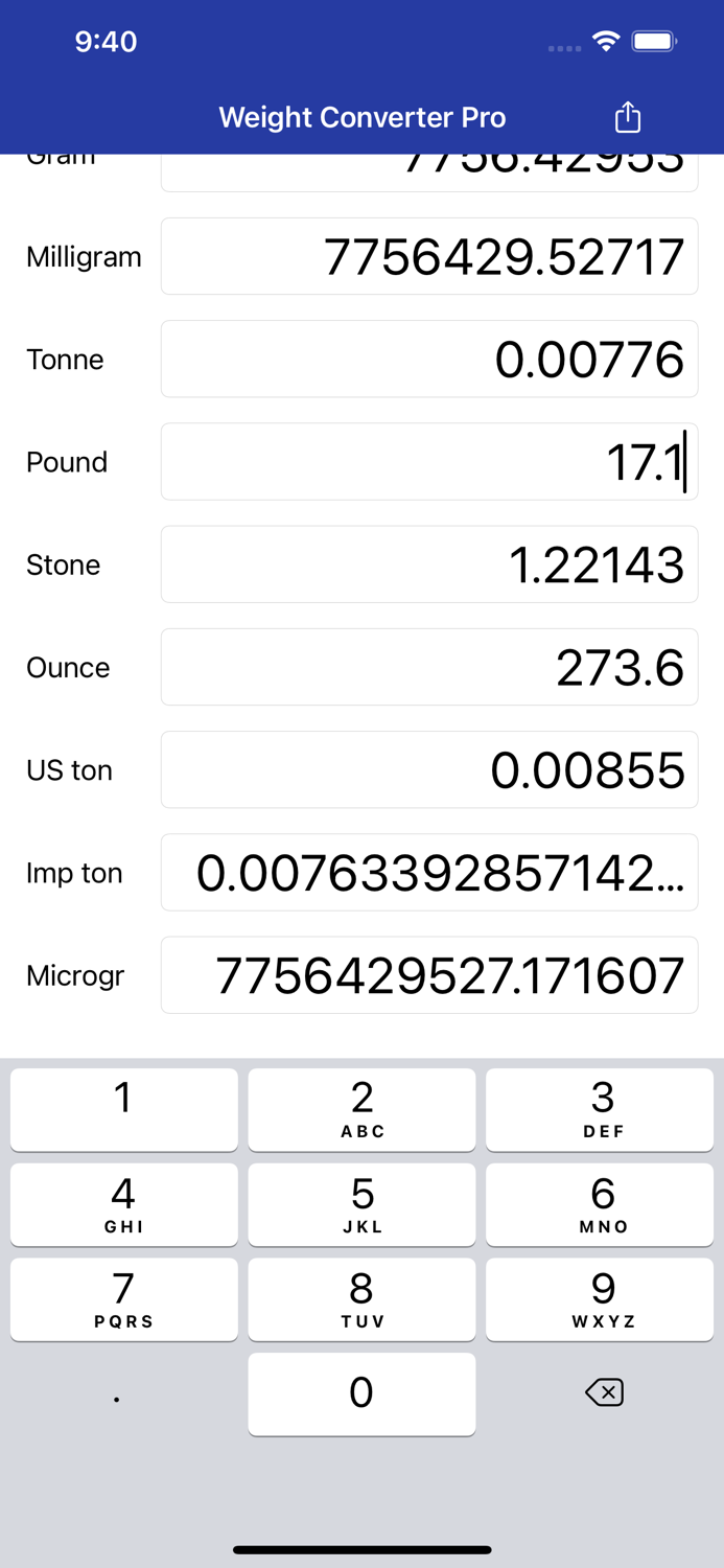 Weight Converter Pro