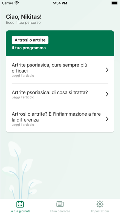 Humanitas Percorsi-Reuma Screenshot