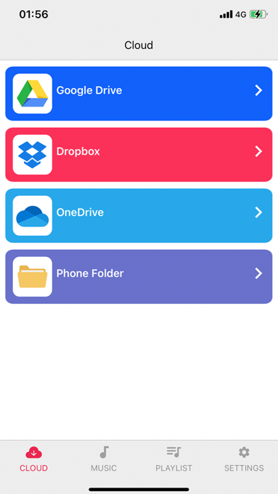 Cloud Player Entertainment Screenshot