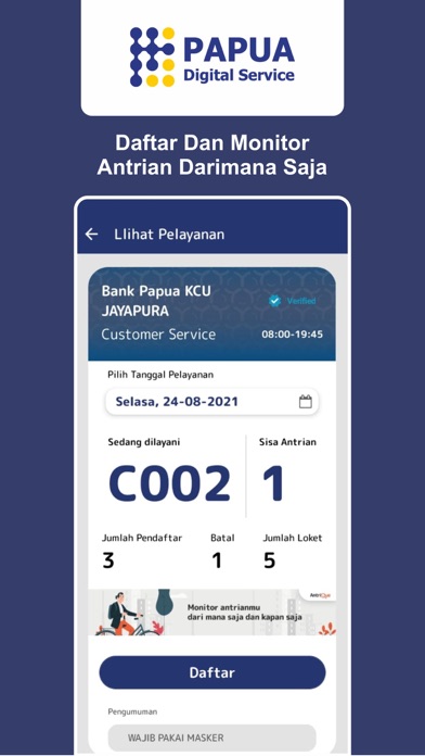 Papua Digital Service Screenshot