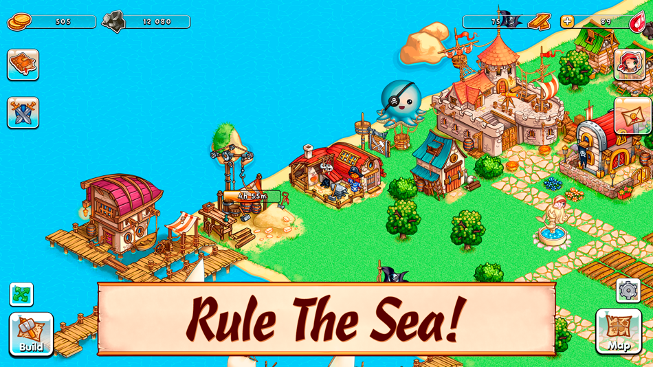 #5. Pirates of Everseas! (iOS) 由: MUNMANA TOV