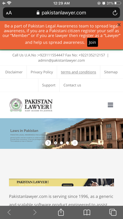 Pakistan Lawyer Screenshot