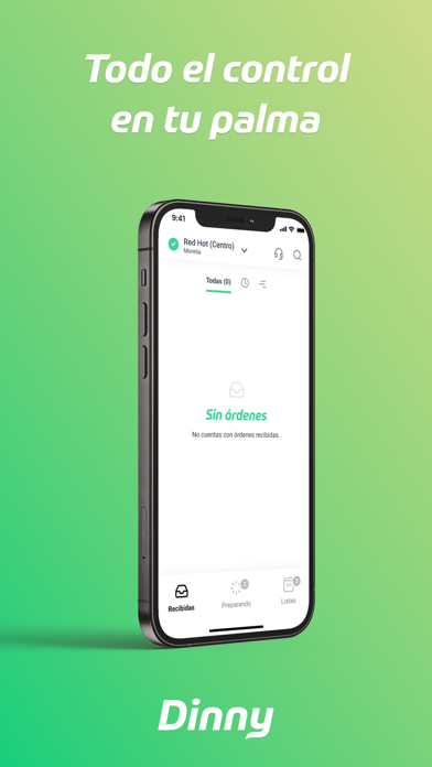 Dinny - Mesa de órdenes Screenshot
