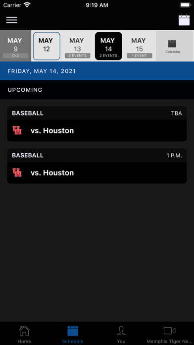 Official Memphis Tigers Screenshot