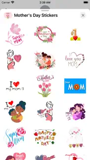 happy mother's day! stickers iphone screenshot 2
