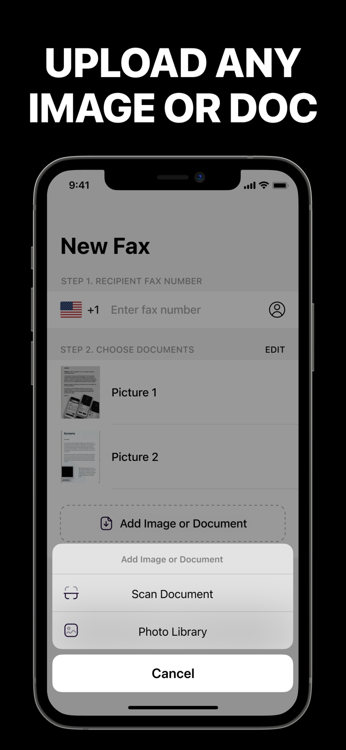 FaxMe Fax from iPhone and iPad