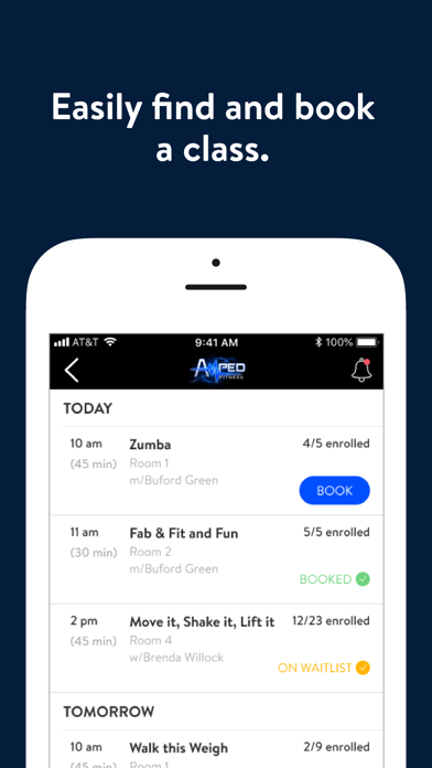 Amped Fitness Screenshot