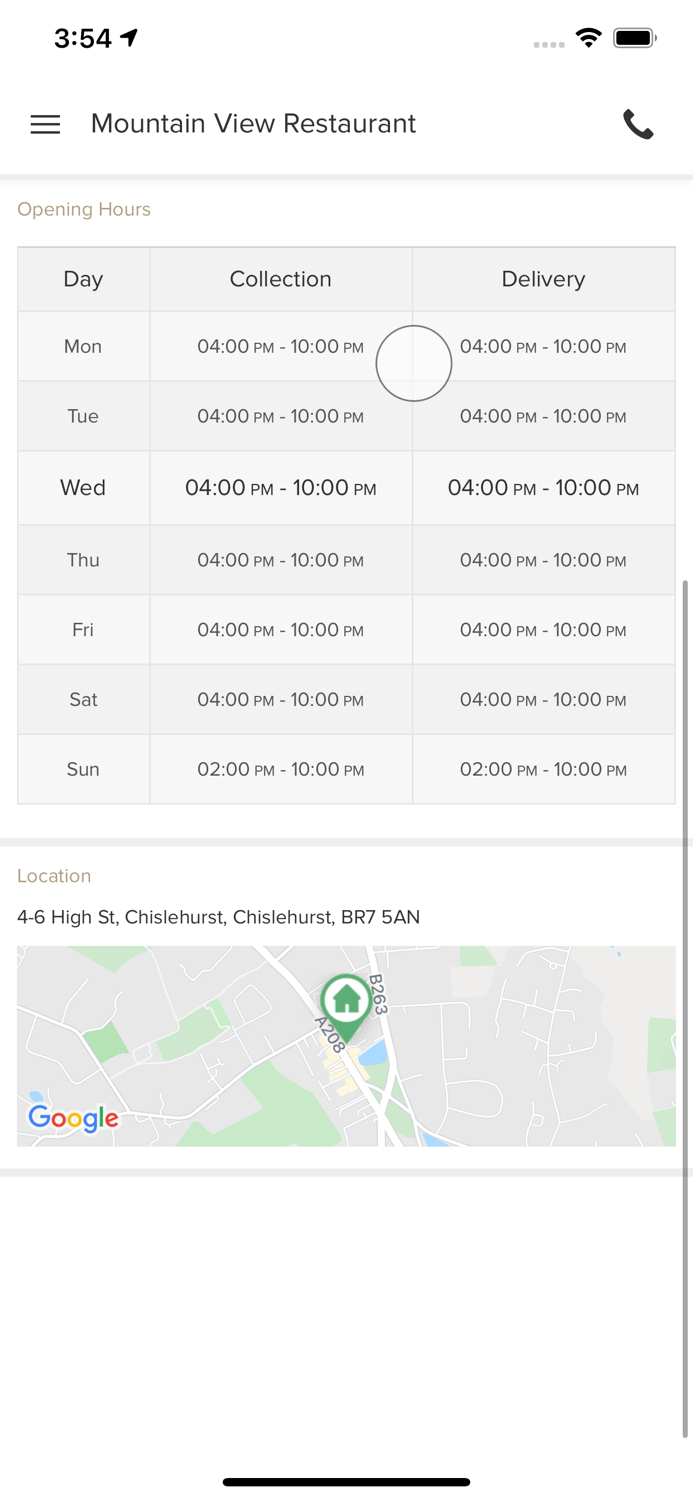 Mountain View Restaurant