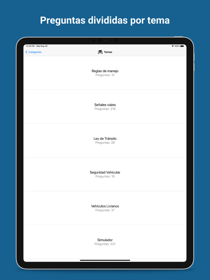 Examen de conducir Ecuador