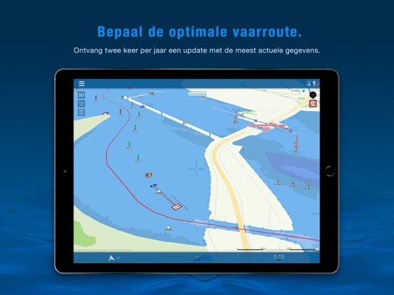 Vaarkaart Nederland iPad app afbeelding 5