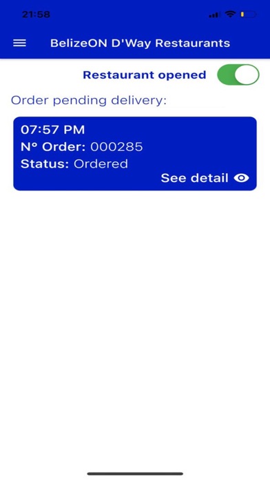 BelizeON D'Way Restaurant Screenshot
