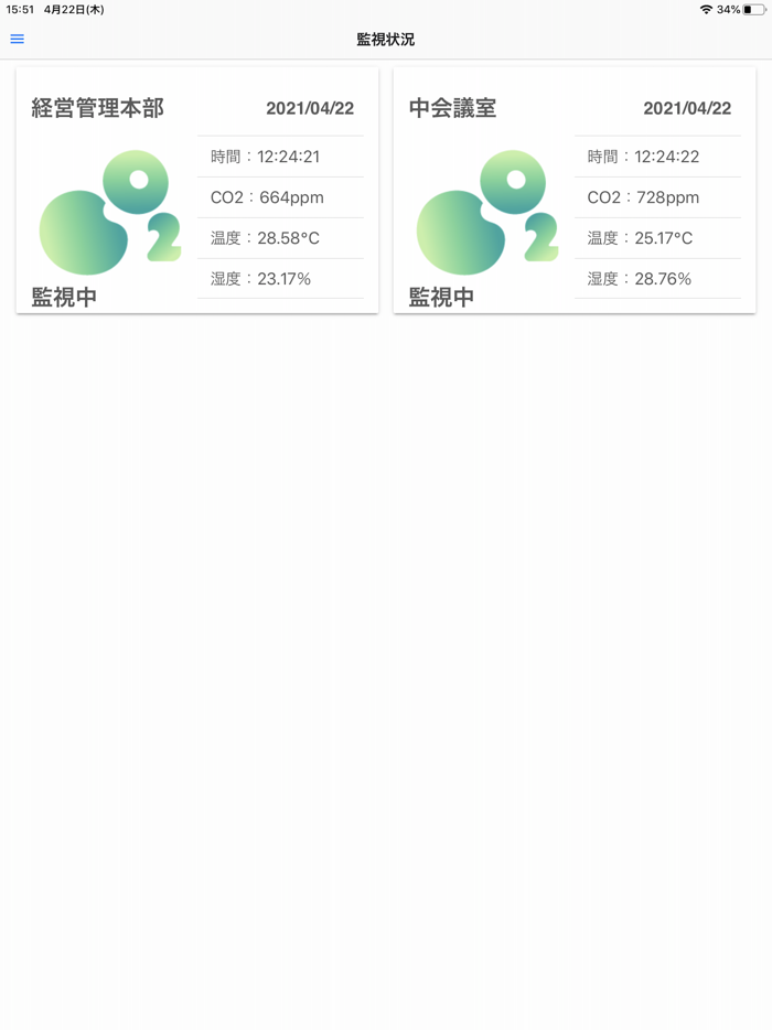 りりーふなっぷ　CO₂あいず