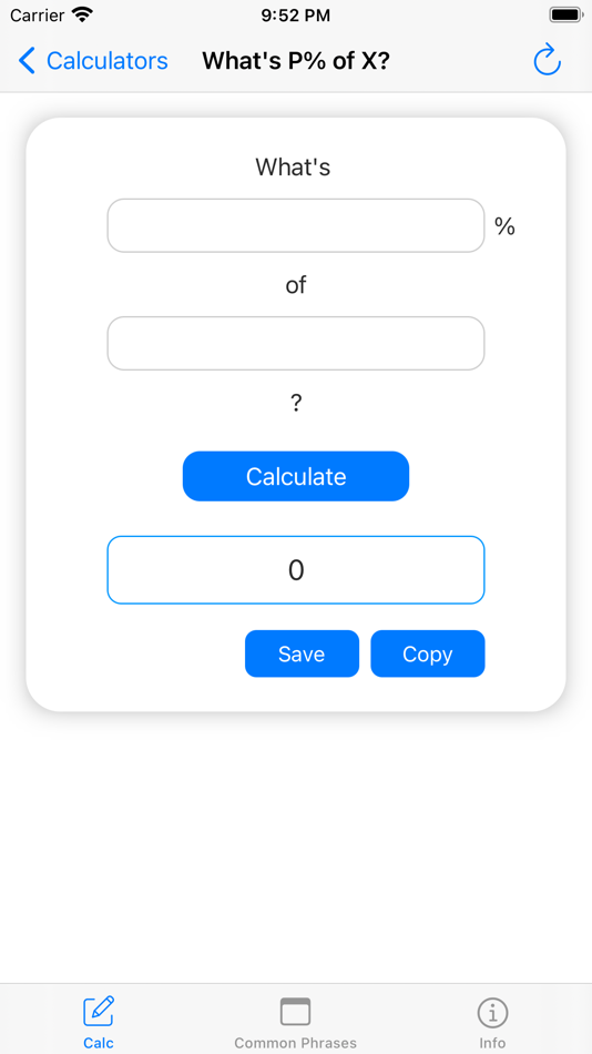 #2. Percentage Calculator, Percent (iOS) 由: Phan Nhat Đang