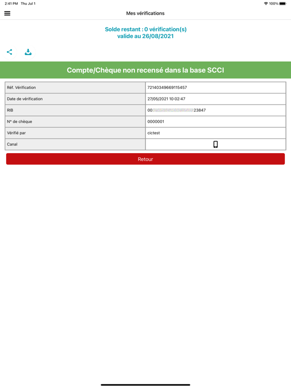 Screenshot #6 pour CHECKINFO