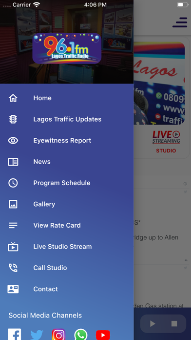Lagos Traffic Radio 96.1 FM Screenshot