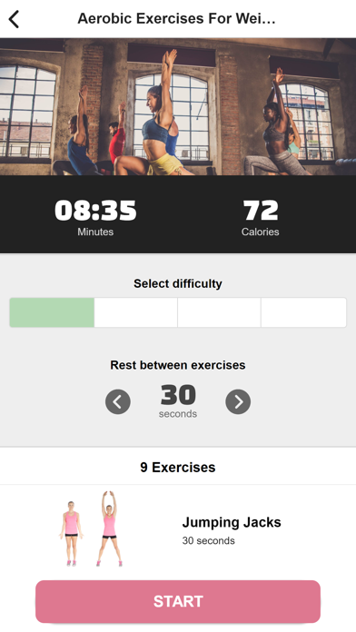 Aerobics - Workout at Home Screenshot