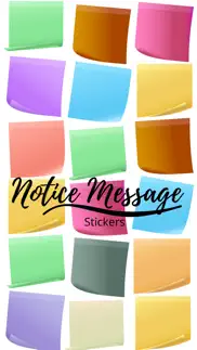 notice message stickers iphone screenshot 1