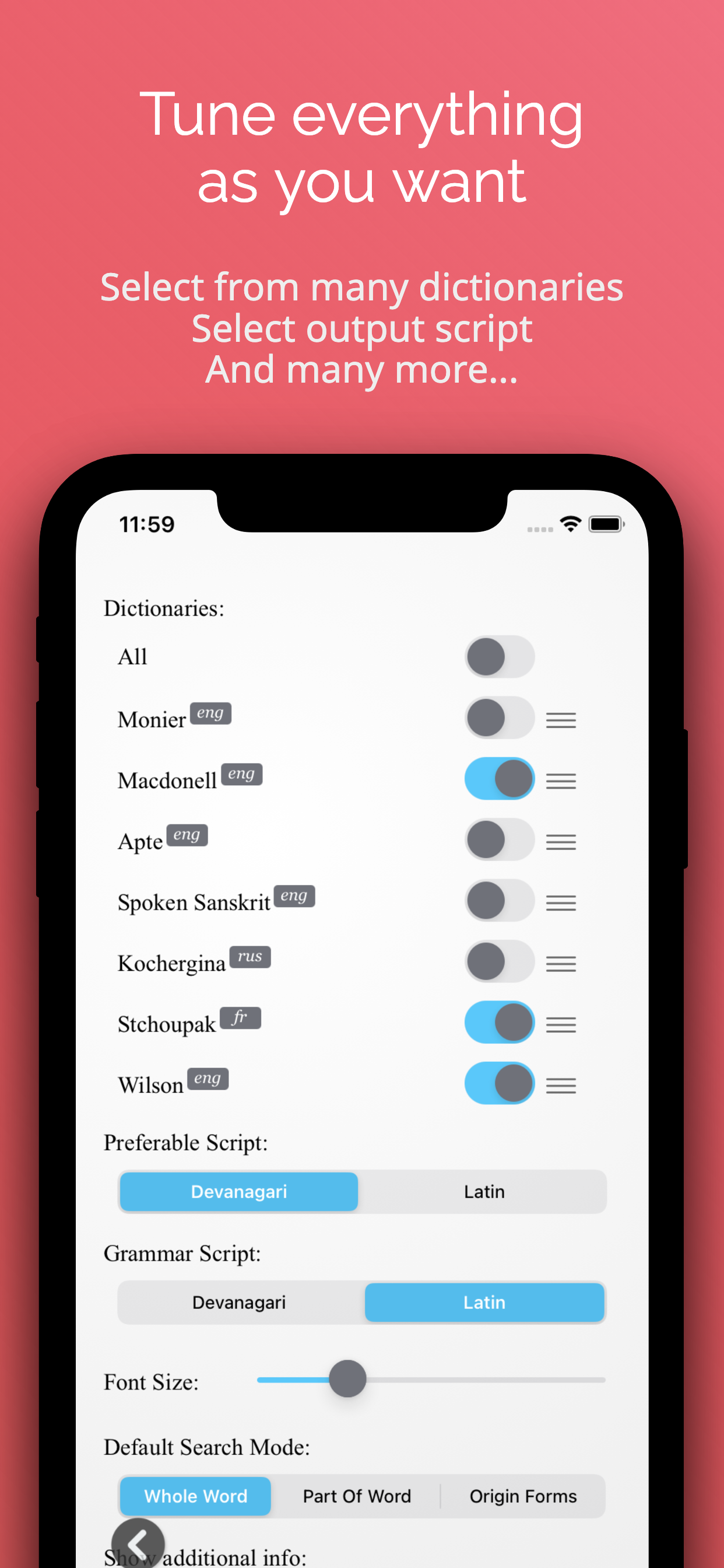 SanKosha - Sanskrit Dictionary