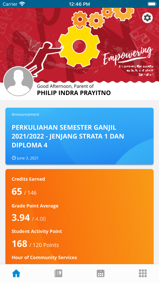 #3. BINUS Mobile for Parent (iOS) 来自: Binus Media & Publishing