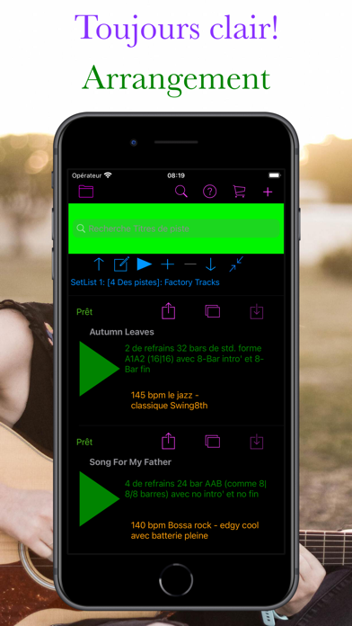 Screenshot #3 pour Chanson Rhythm Tracks
