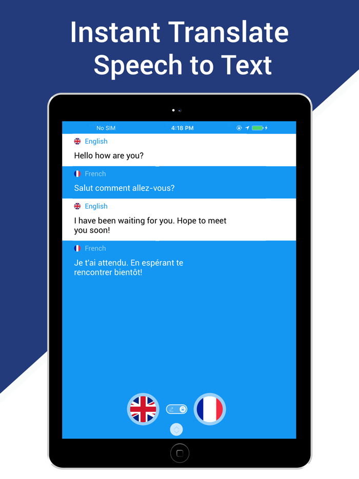 Fast Speak to Translate