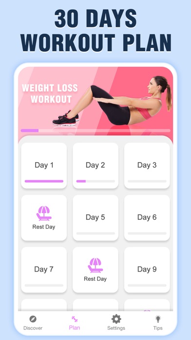 Screenshot #1 pour Workout for Women, Fitness