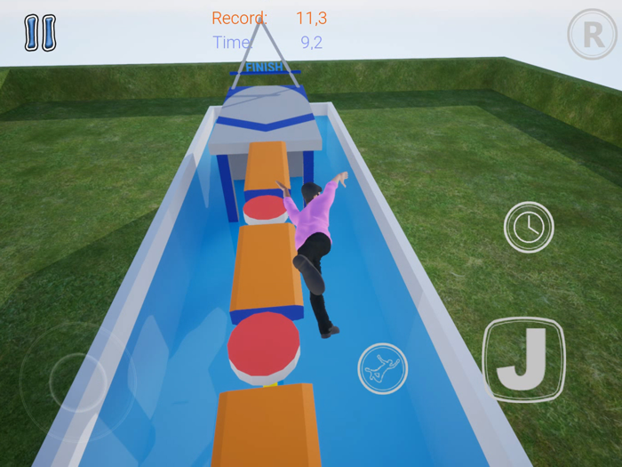 Simulator of Ragdoll