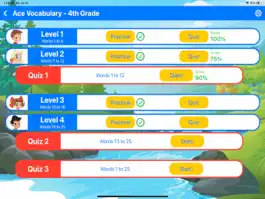 Game screenshot Ace Vocabulary Grade 4 hack