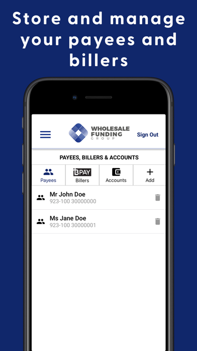 WFG Mobile Access Screenshot