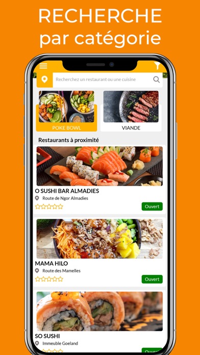 Dakar Food Delivery Screenshot