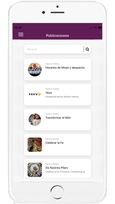 Parroquias Screenshot