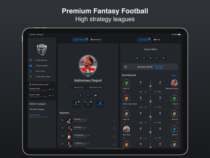 League Tycoon Fantasy Football