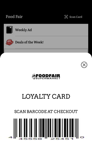 Food Fair Supermarket Rewards Screenshot