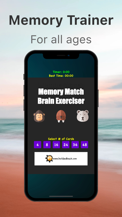 Memory Match Brain Exerciser Screenshot