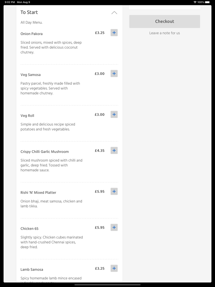 Rishi Indian Flavour Thames