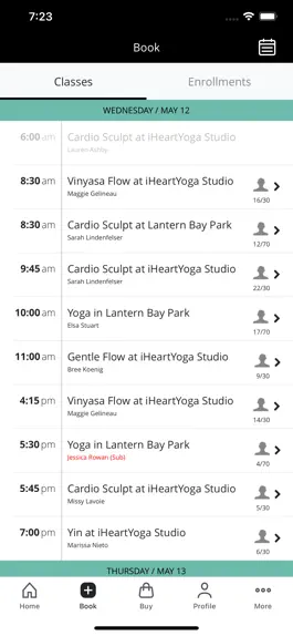 Game screenshot iHeartYoga apk