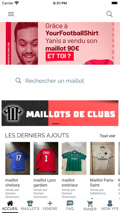 Screenshot #1 pour Your Football Shirt