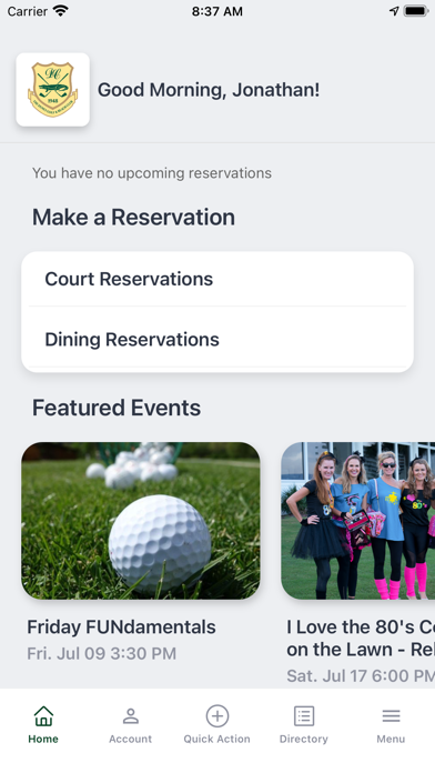 Dunes Golf and Beach Club Screenshot