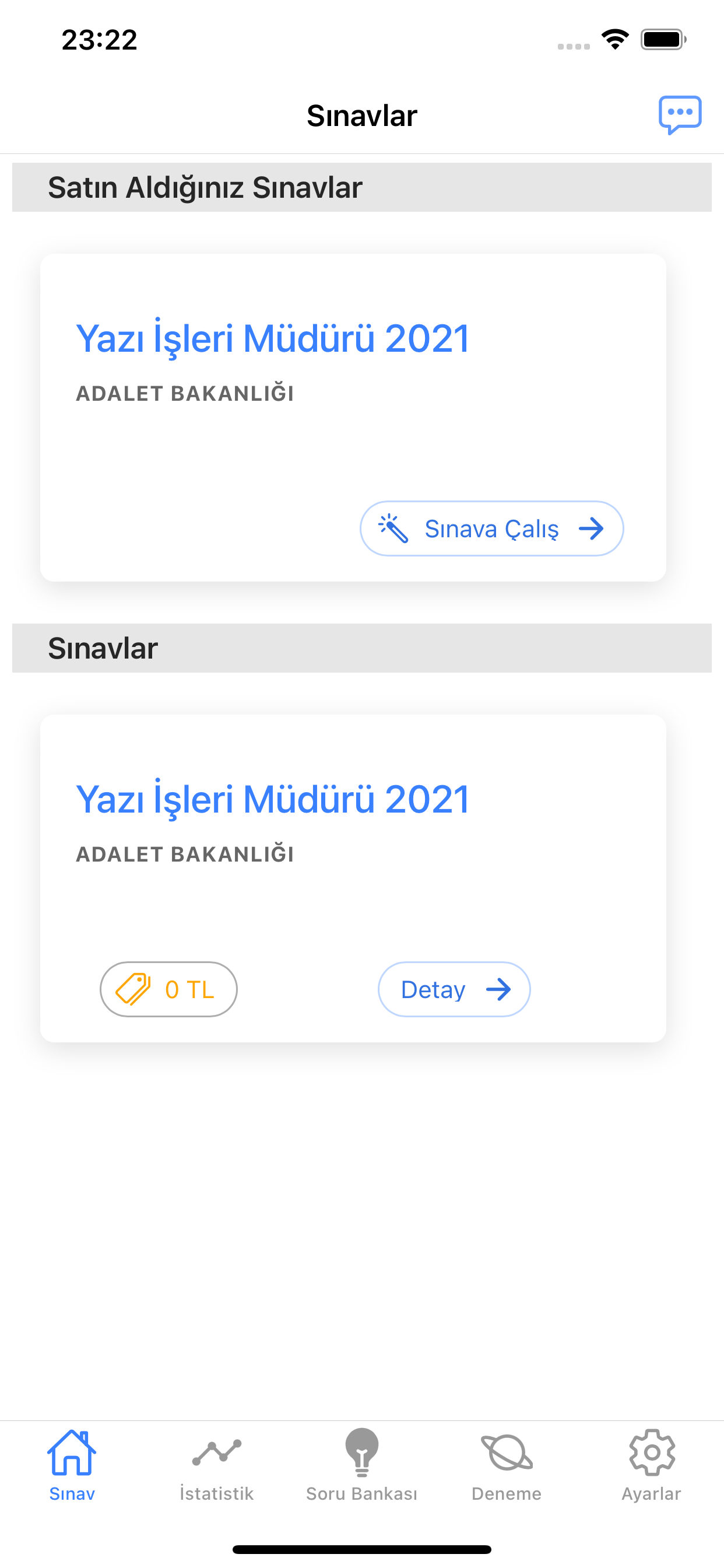 Odak Sınav