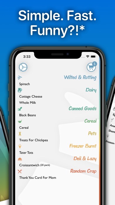 Oh My Groceries! Shopping List Screenshot