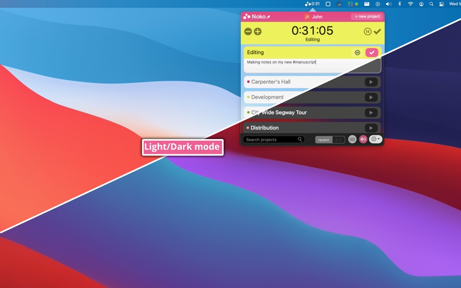 #3. Noko Time Tracking (macOS) 由: Slash7, LLC