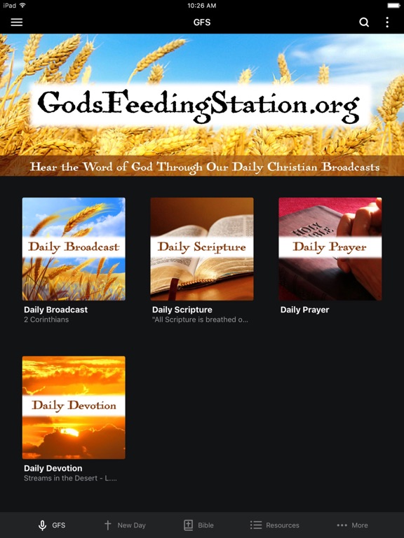 God's Feeding Station iPad screenshot 1 - Lifestyle app