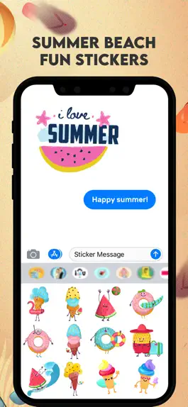 Game screenshot Summer Beach Fun Stickers hack