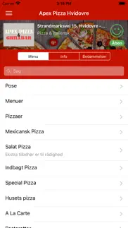 apex pizza hvidovre iphone screenshot 1